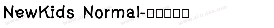 NewKids Normal字体转换